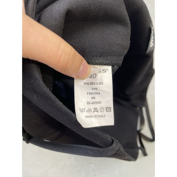 Vintage 90s‎ Black Strapy Structured Bustier Style Top SZ 40 - Picture 5 of 11